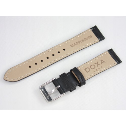 Pasek do zegarka DOXA 173.15 czarny 16 mm Oryginalny