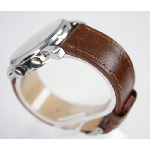 Pasek do zegarka 18 mm Hand Made brązowy