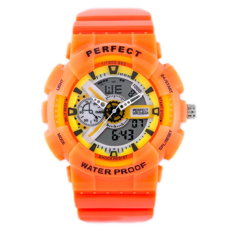 ZEGAREK MĘSKI PERFECT SHOCK (zp219f) - orange